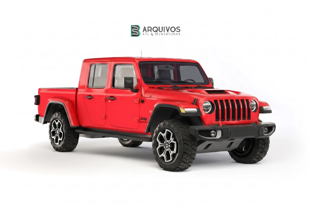 Modelo 3D STL - Jeep Rubicon Gladiator 2020 — foto 5